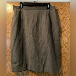 Vintage Giorgio Armani Le Collezioni gray wool skirt